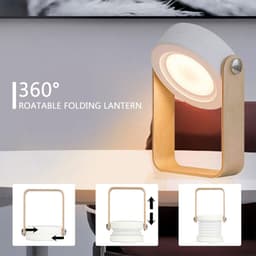Lampe de Table Télescopique et Pliable 4 en 1 à intensité variable 3 niveaux 7