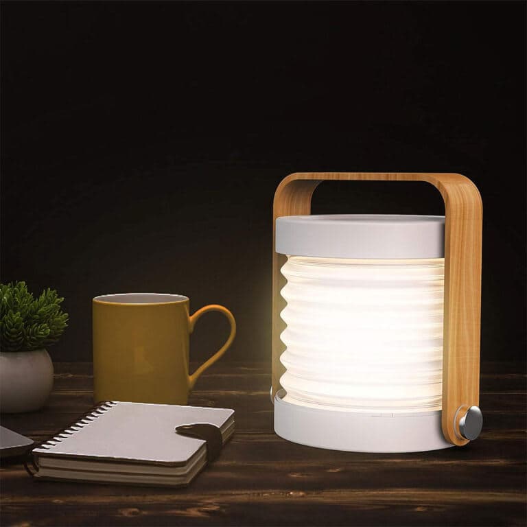 Lampe de Table Télescopique et Pliable 4 en 1 à intensité variable 3 niveaux